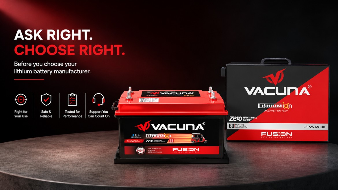 What Buyers Should Ask Before Choosing A Lithium Battery Manufacturer