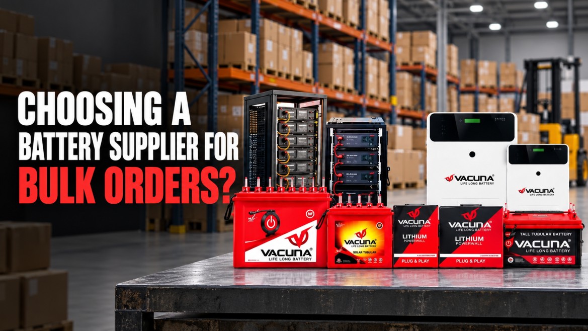 What to Check Before Choosing a Battery Supplier in India for Bulk Orders